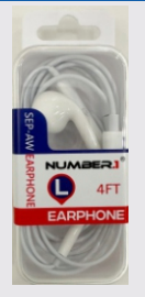 Wired Direct Connection Earphones (Models SEP-AW & SEP-AB)